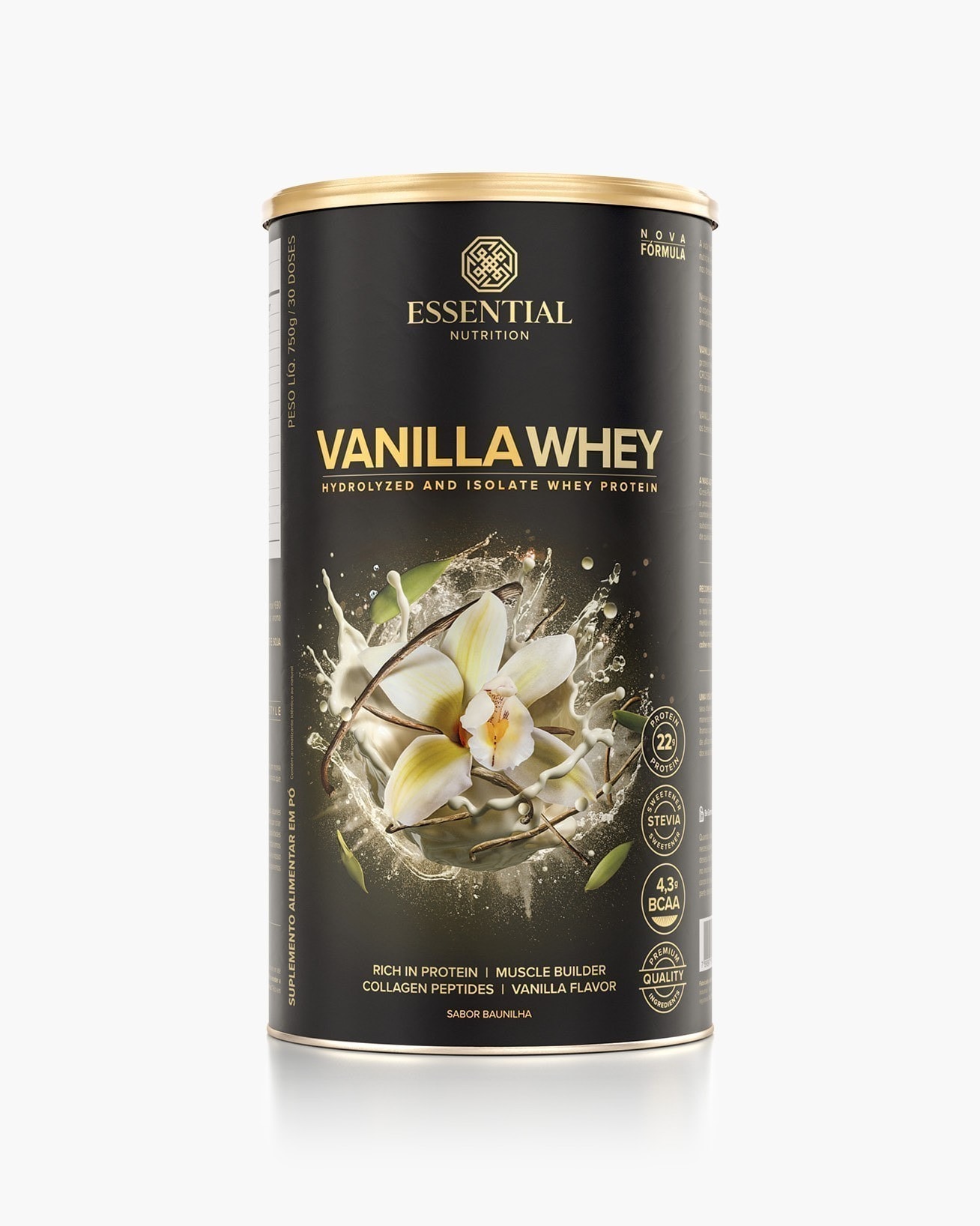 Vanilla Whey Lata 30 doses